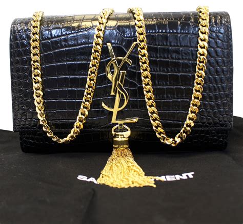 second hand ysl clutch|ysl crocodile clutch.